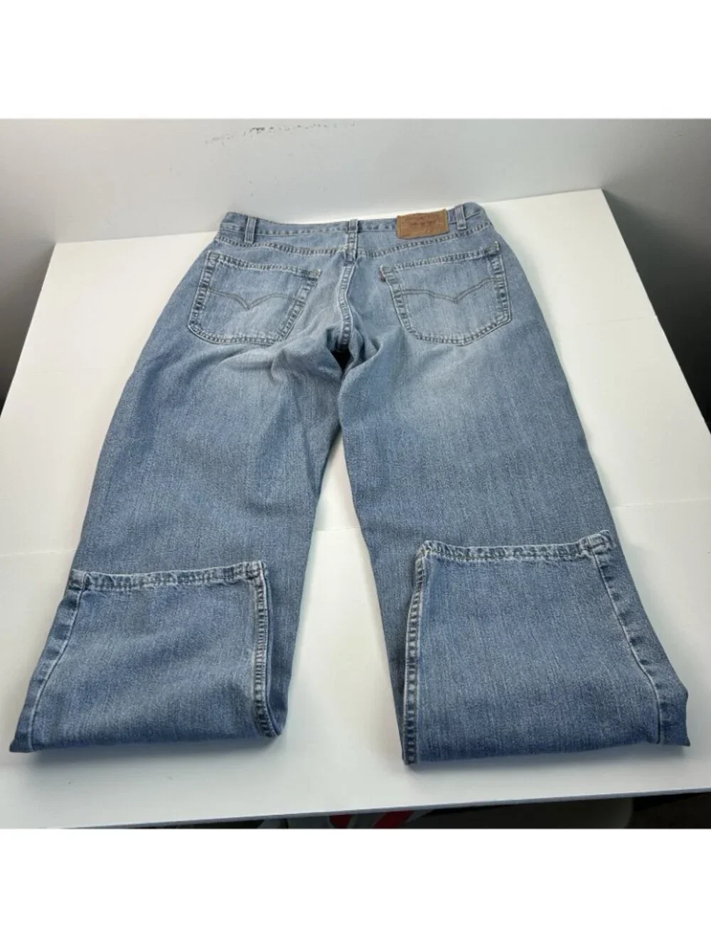 Levi's 569 Jeans Men Size 34 X 32 Blue Straight Fit Dry Goods VTG Grunge 1998